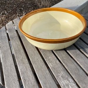 Vintage USA Ovenware 73 cream large ceramic stoneware serving mixing